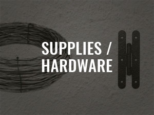 Supplies and Hardware